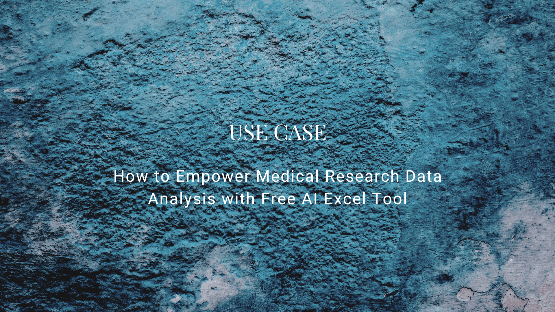 How to Empower Medical Research Data Analysis | Free AI Excel Tool