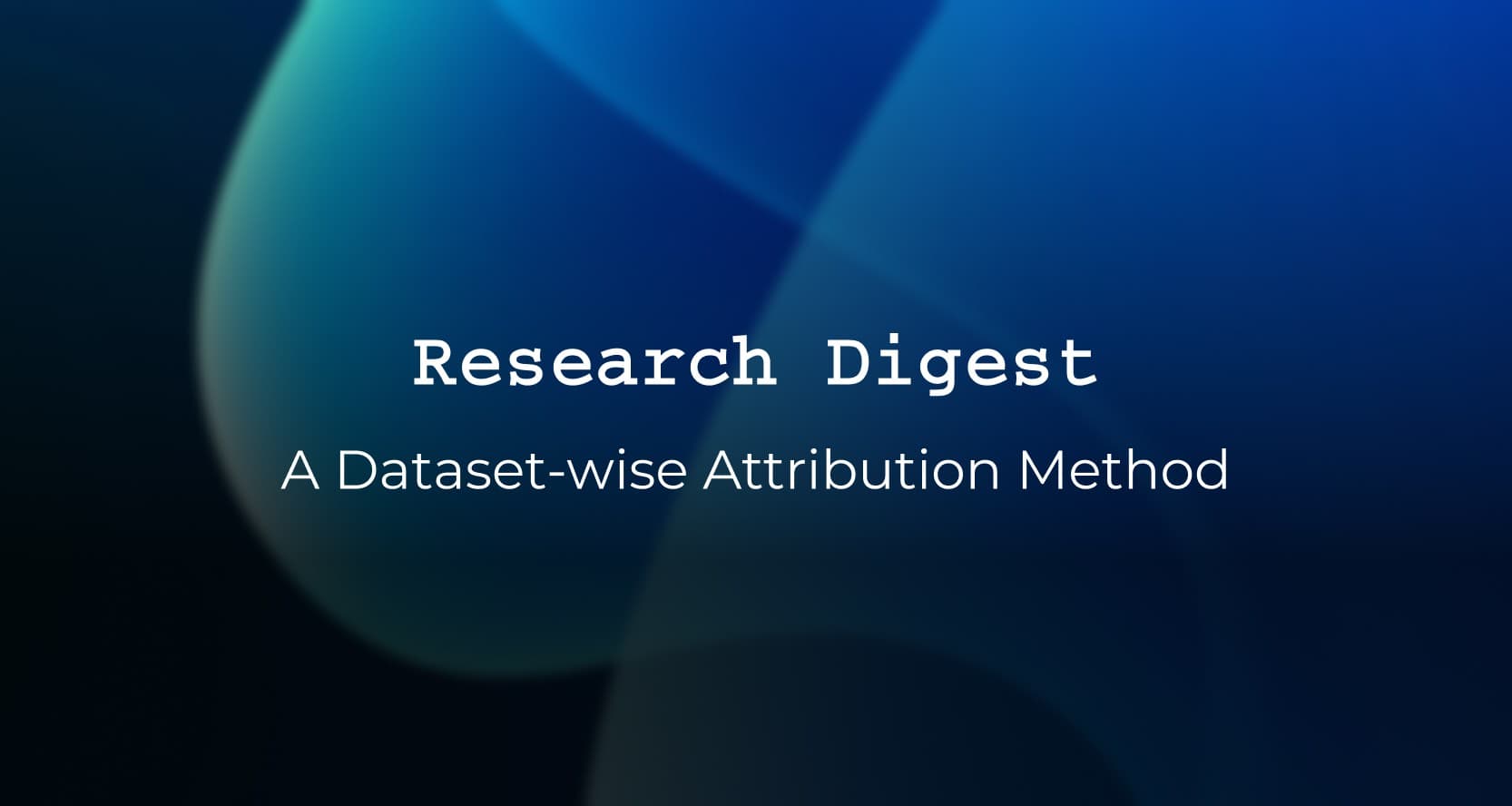 A Dataset-wise Attribution Method