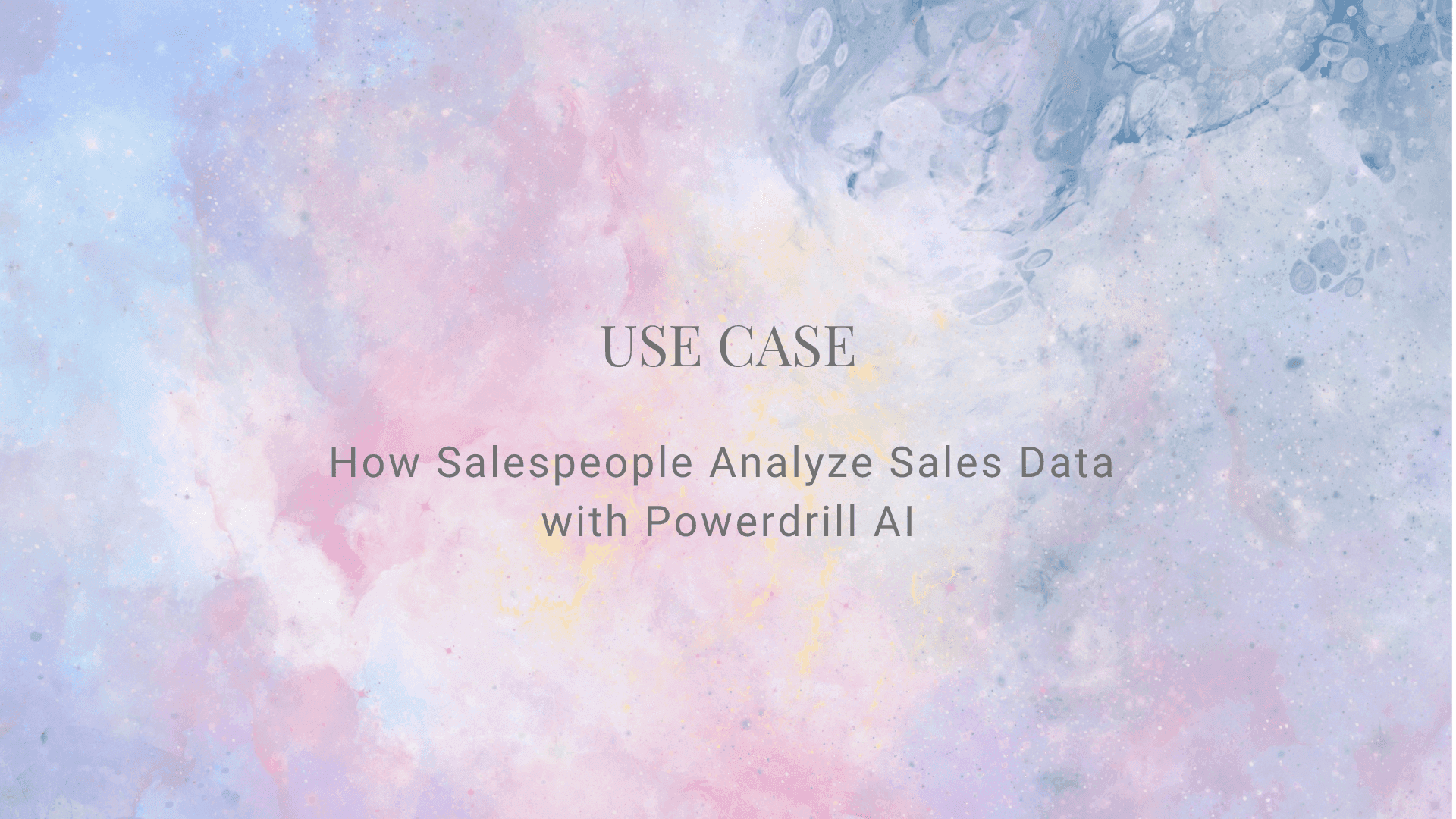 How Salespeople Analyze Sales Data with Powerdrill AI