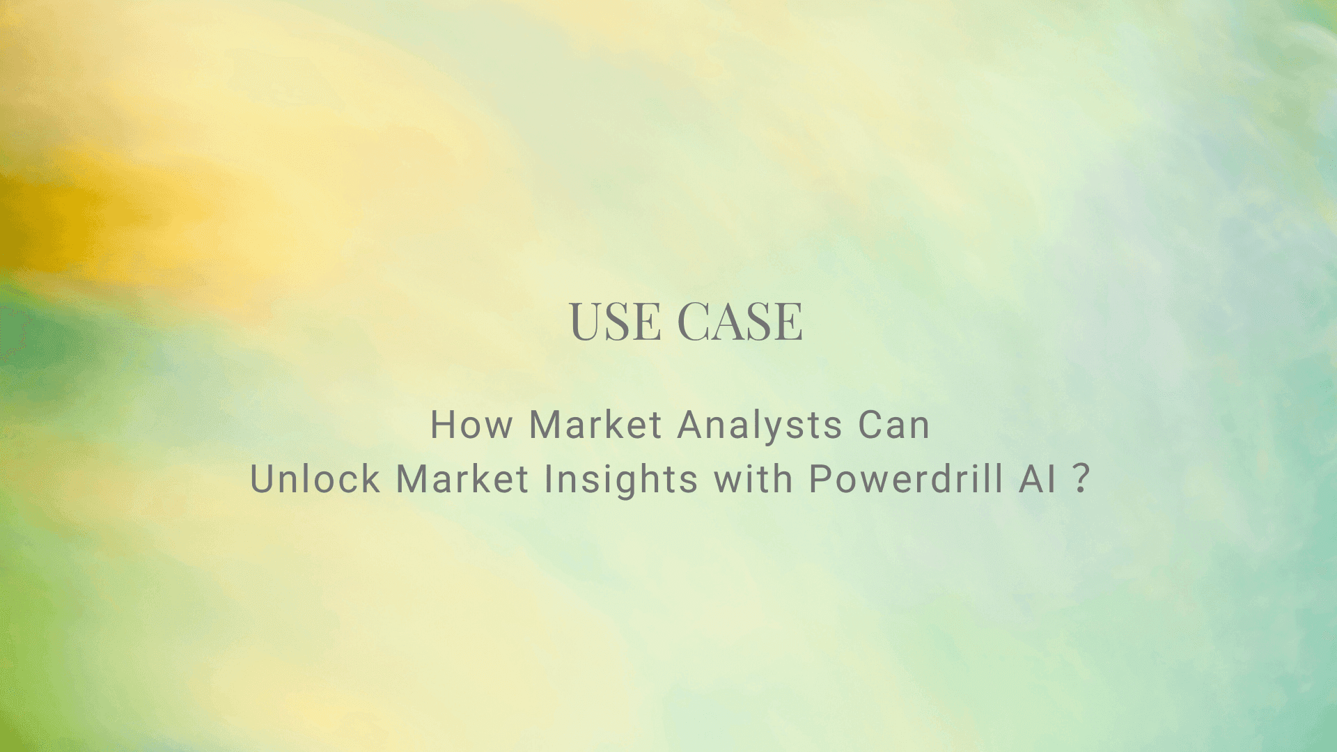 How to Use AI to Unlock Market Insights