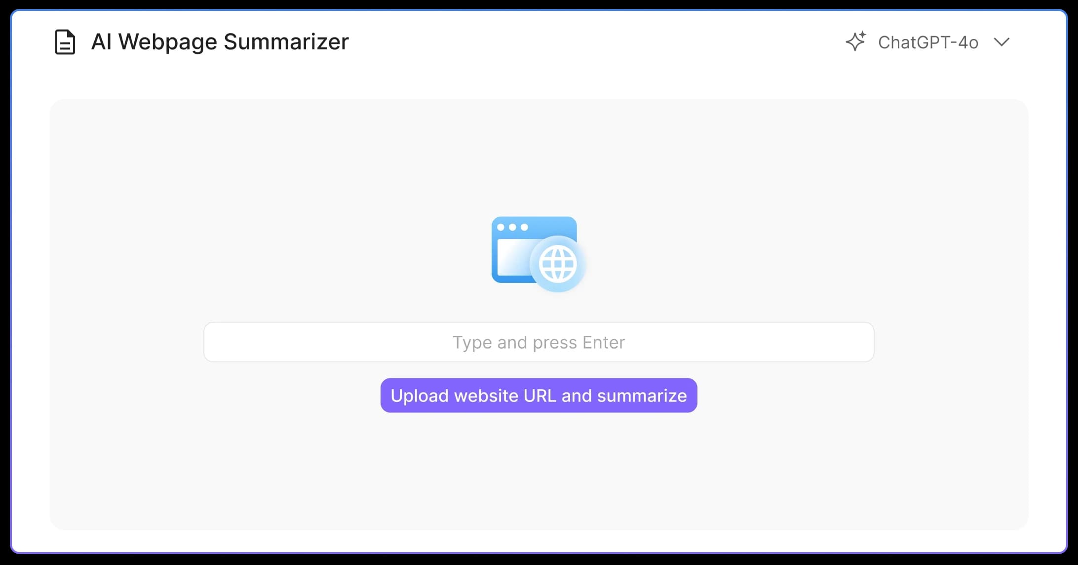 Summarize Webpages & URLs Instantly