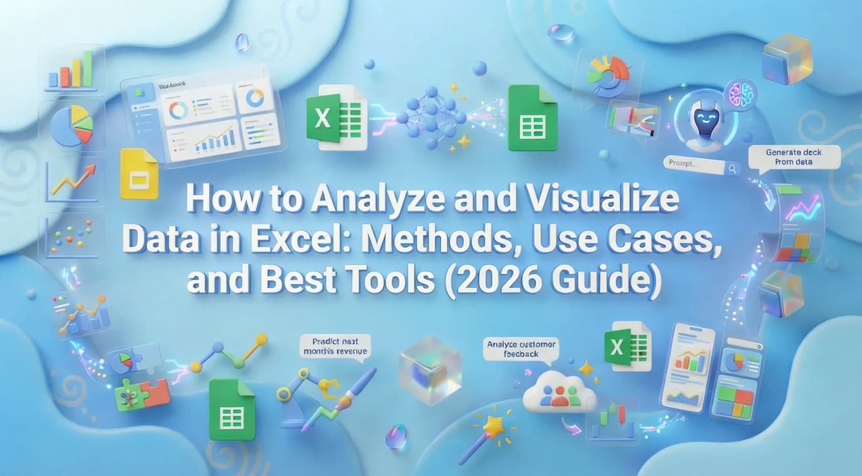How to Analyze and Visualize Data in Excel: Methods, Use Cases, and Best Tools (2026 Guide)