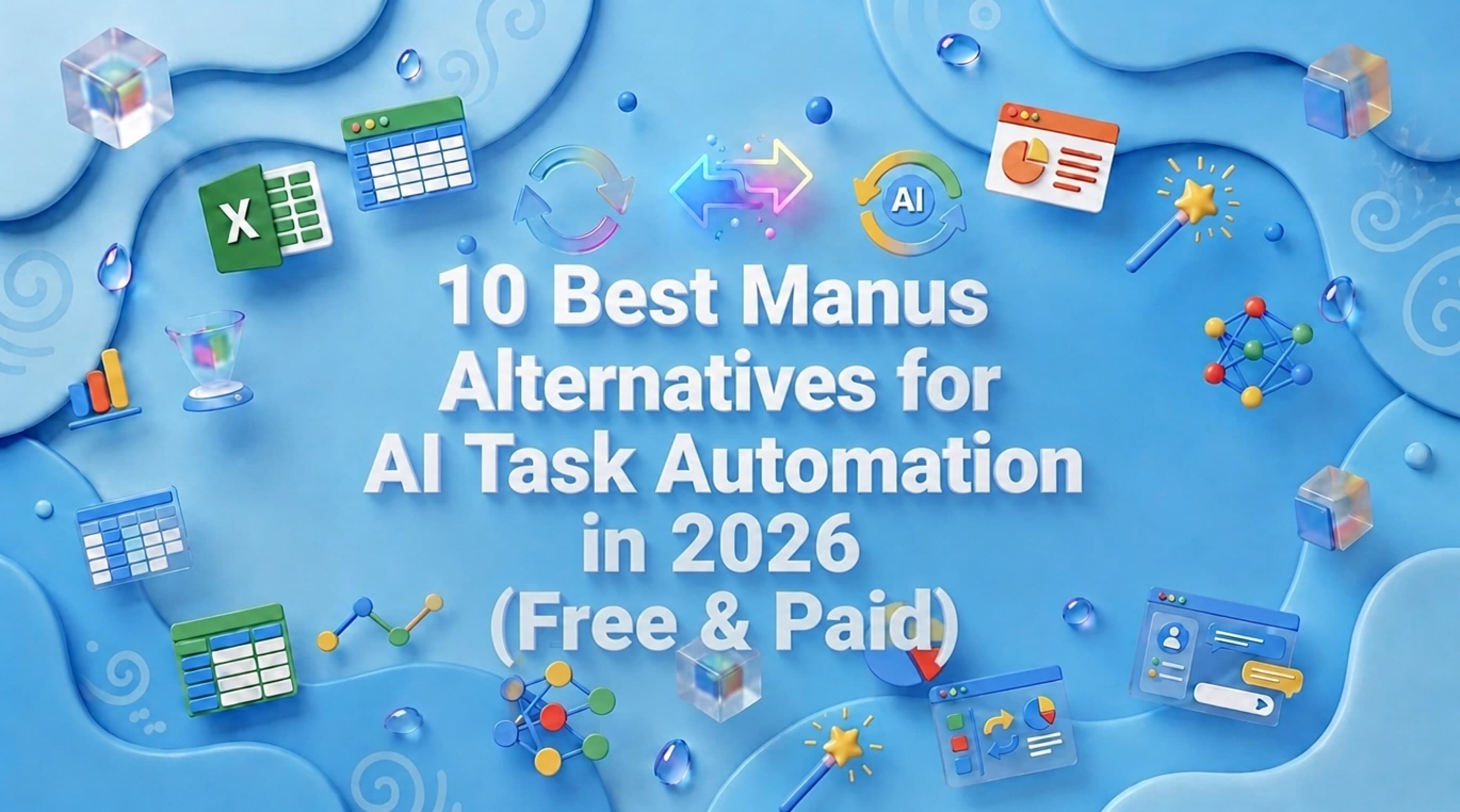 10 Best Manus Alternatives for AI Task Automation in 2026 (Free & Paid)