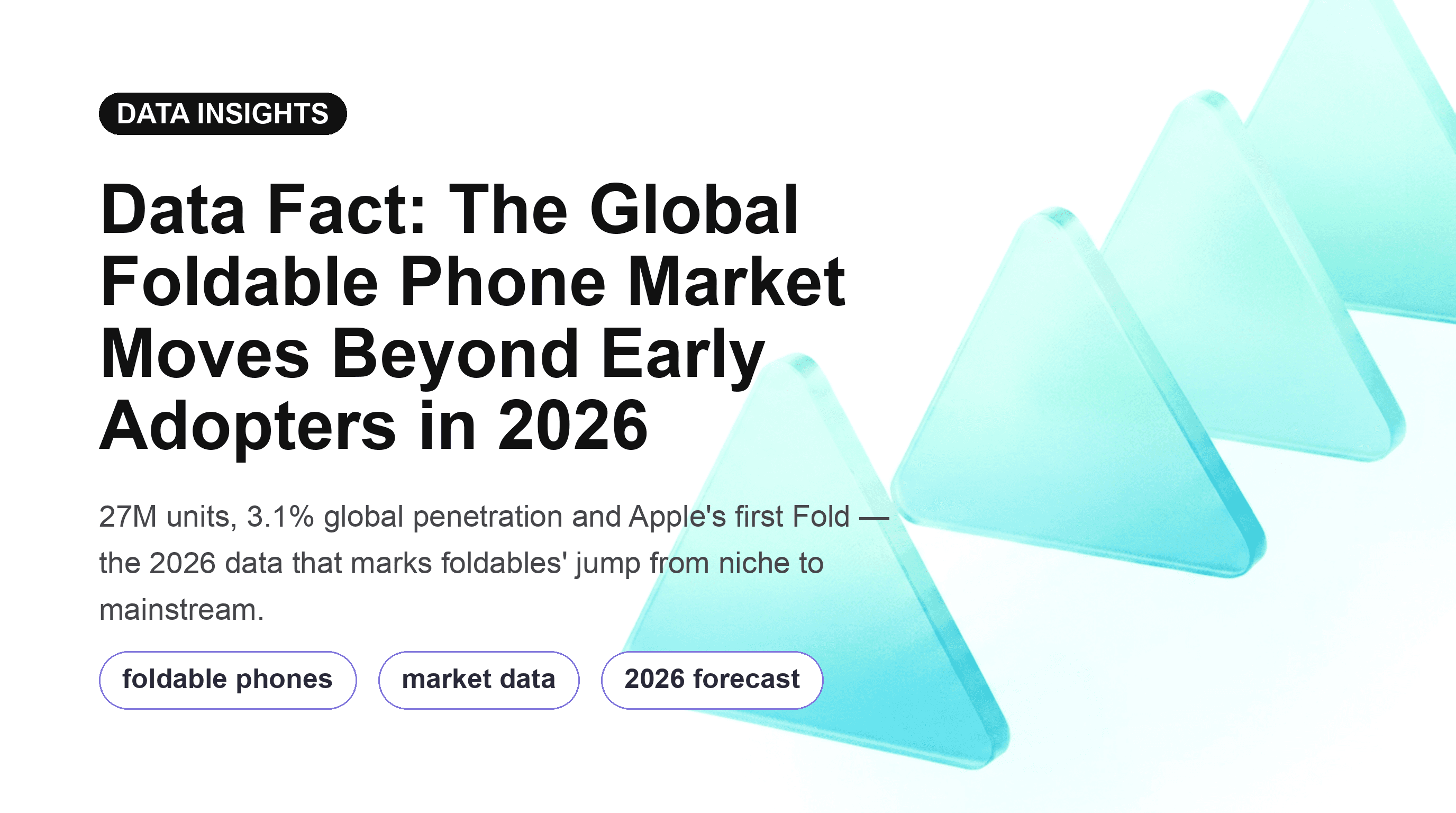 Data Fact: The Global Foldable Phone Market Moves Beyond Early Adopters in 2026