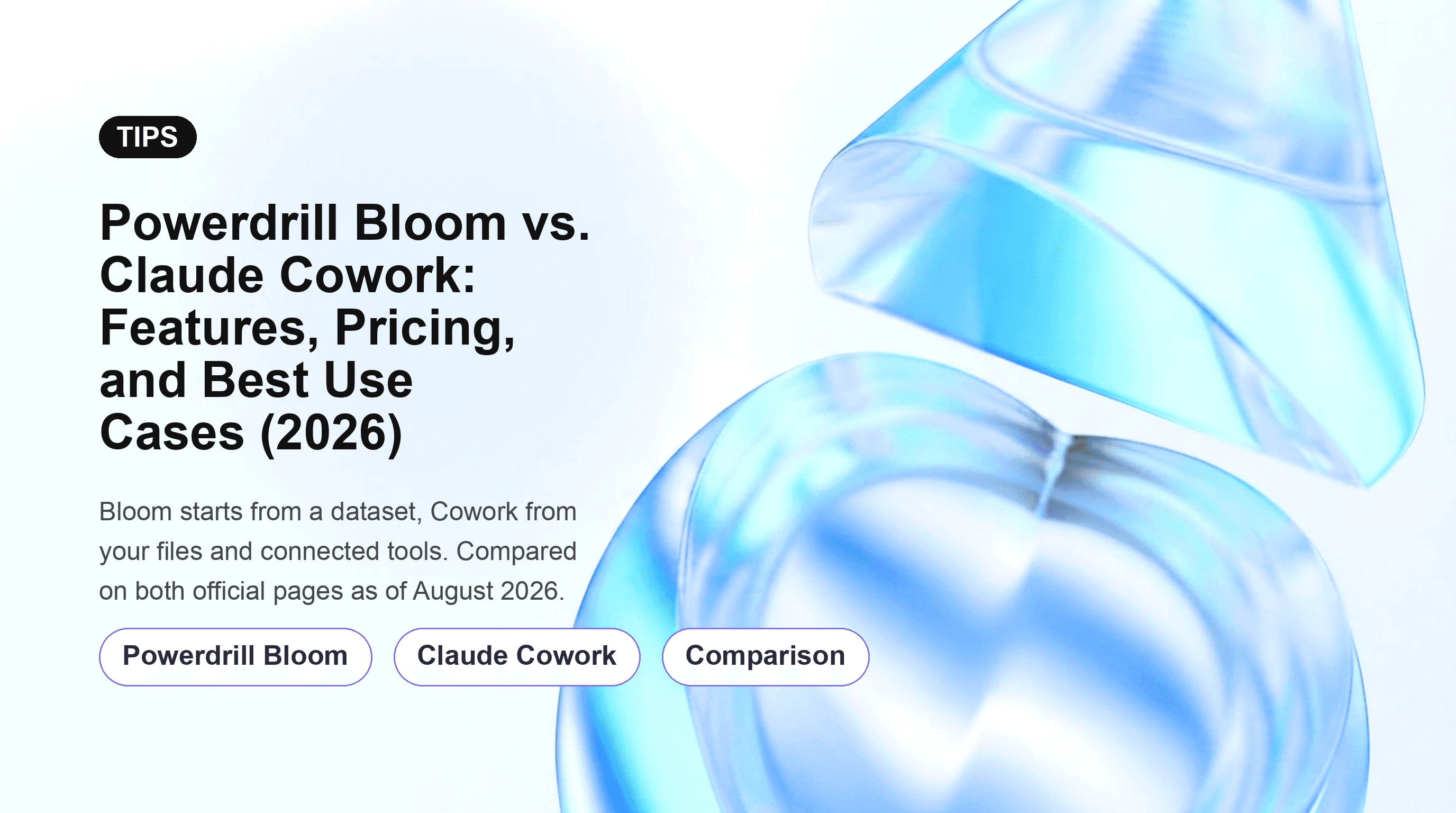 Powerdrill Bloom vs. Claude Cowork: características, precios y mejores casos de uso (2026)