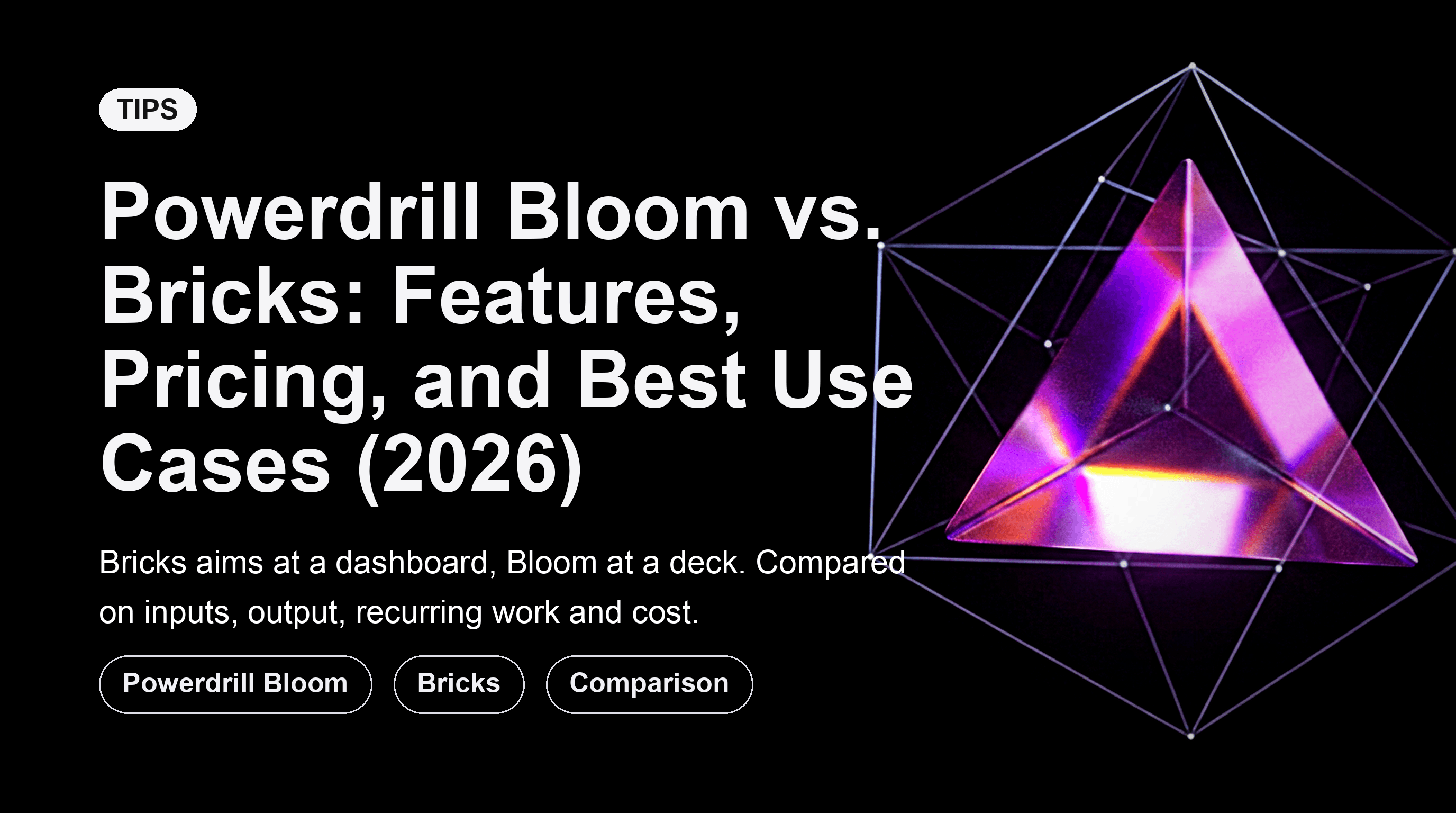 Powerdrill Bloom vs. Bricks: Features, Pricing, and Best Use Cases (2026)
