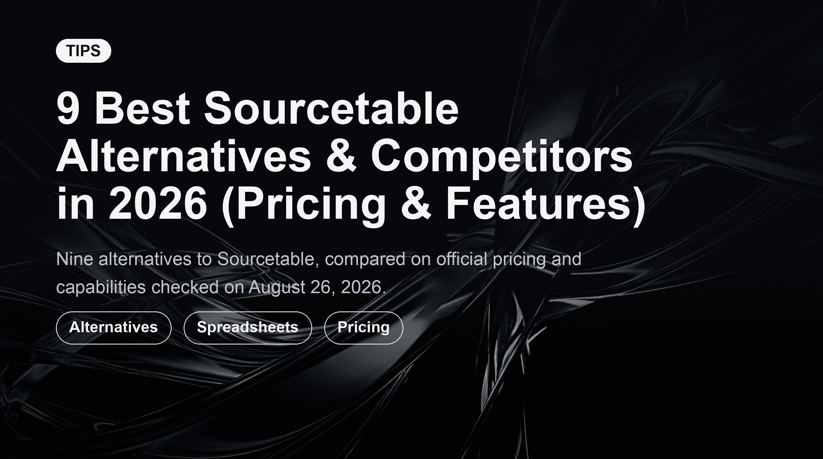 9 Best Sourcetable Alternatives & Competitors in 2026 (Pricing & Features)