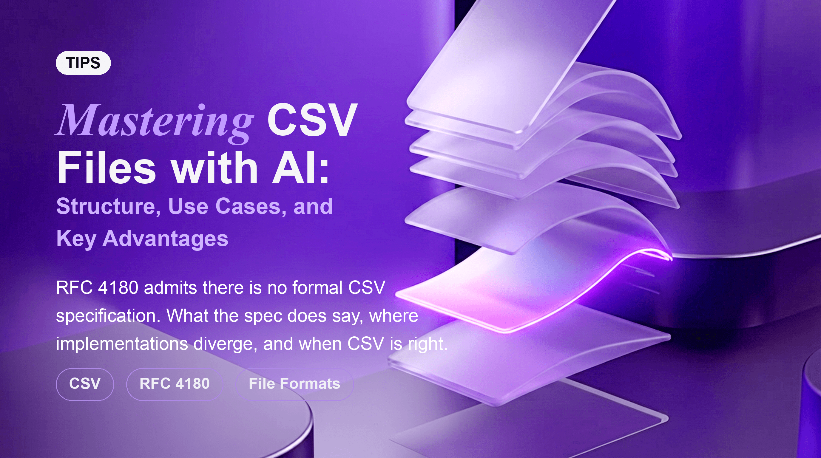 Mastering CSV Files with AI: Structure, Use Cases, and Key Advantages