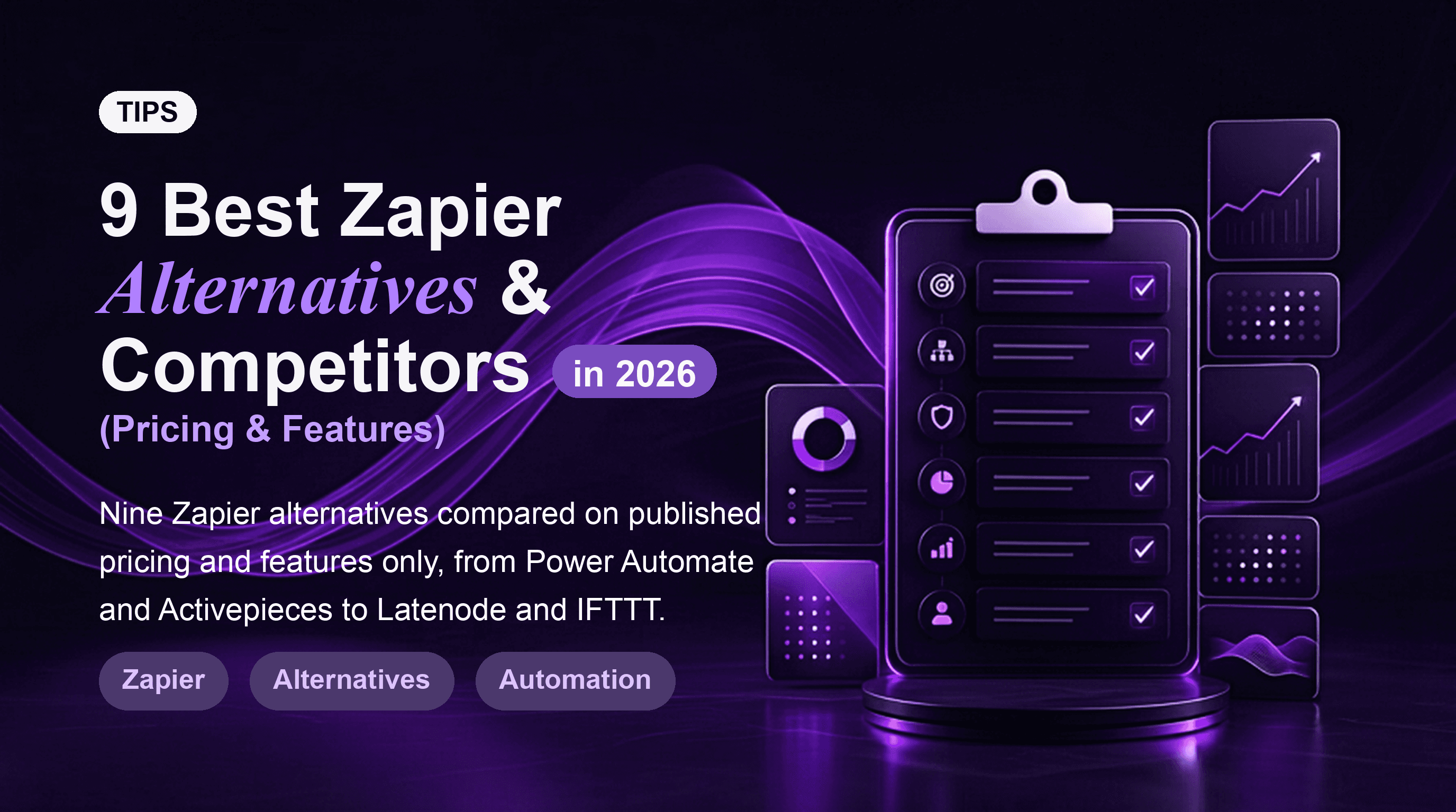 9 Best Zapier Alternatives & Competitors in 2026 (Pricing & Features)