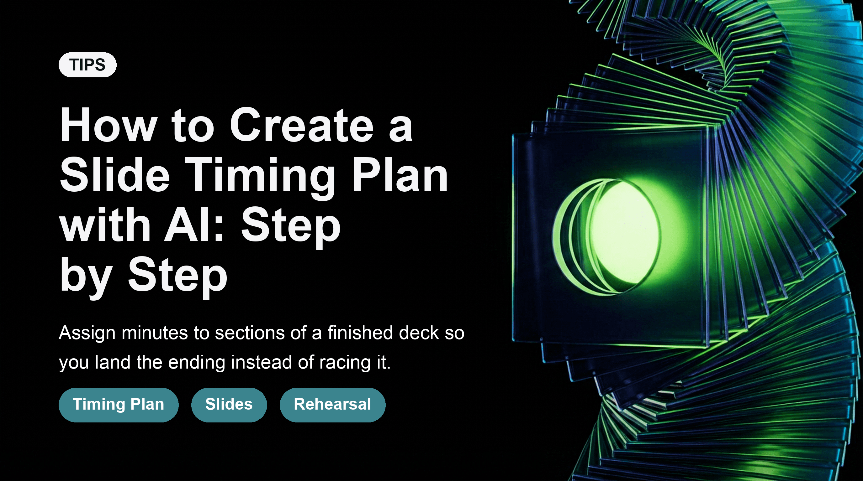 How to Create a Slide Timing Plan with AI: Step by Step