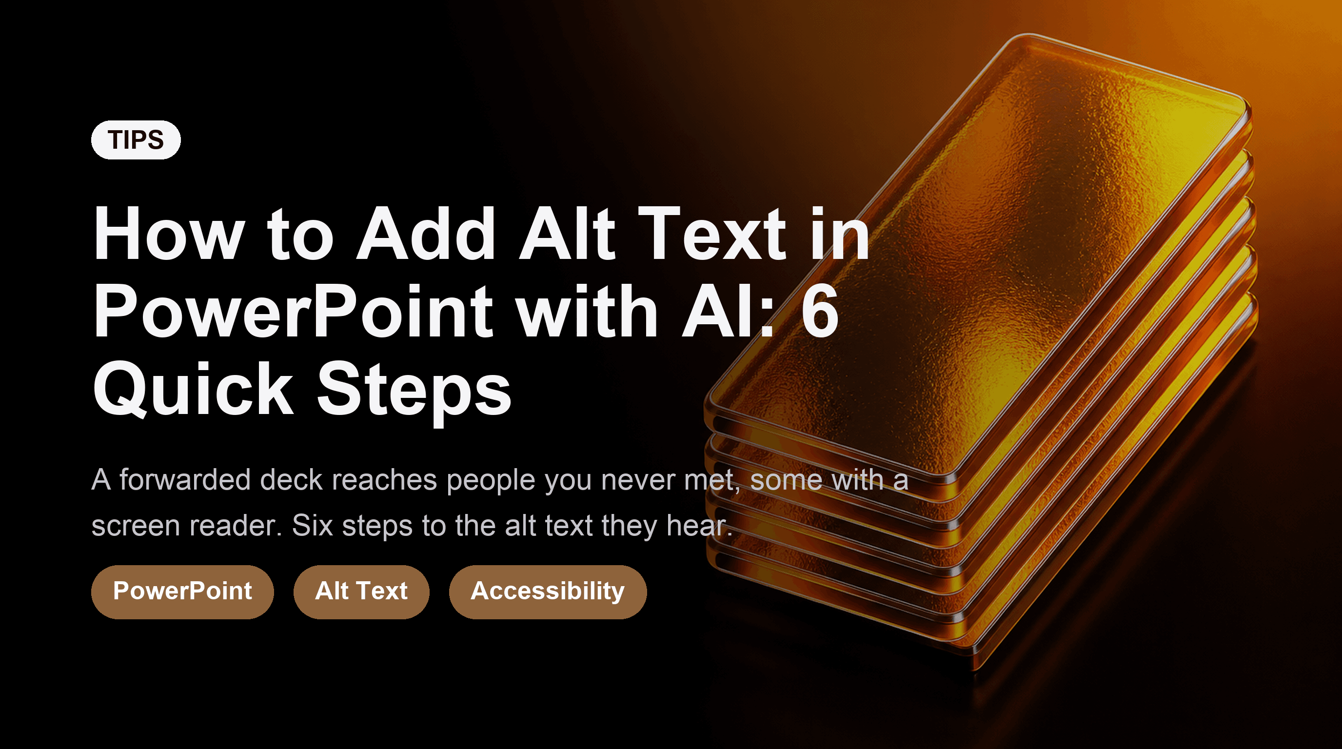 How to Add Alt Text in PowerPoint with AI: 6 Quick Steps