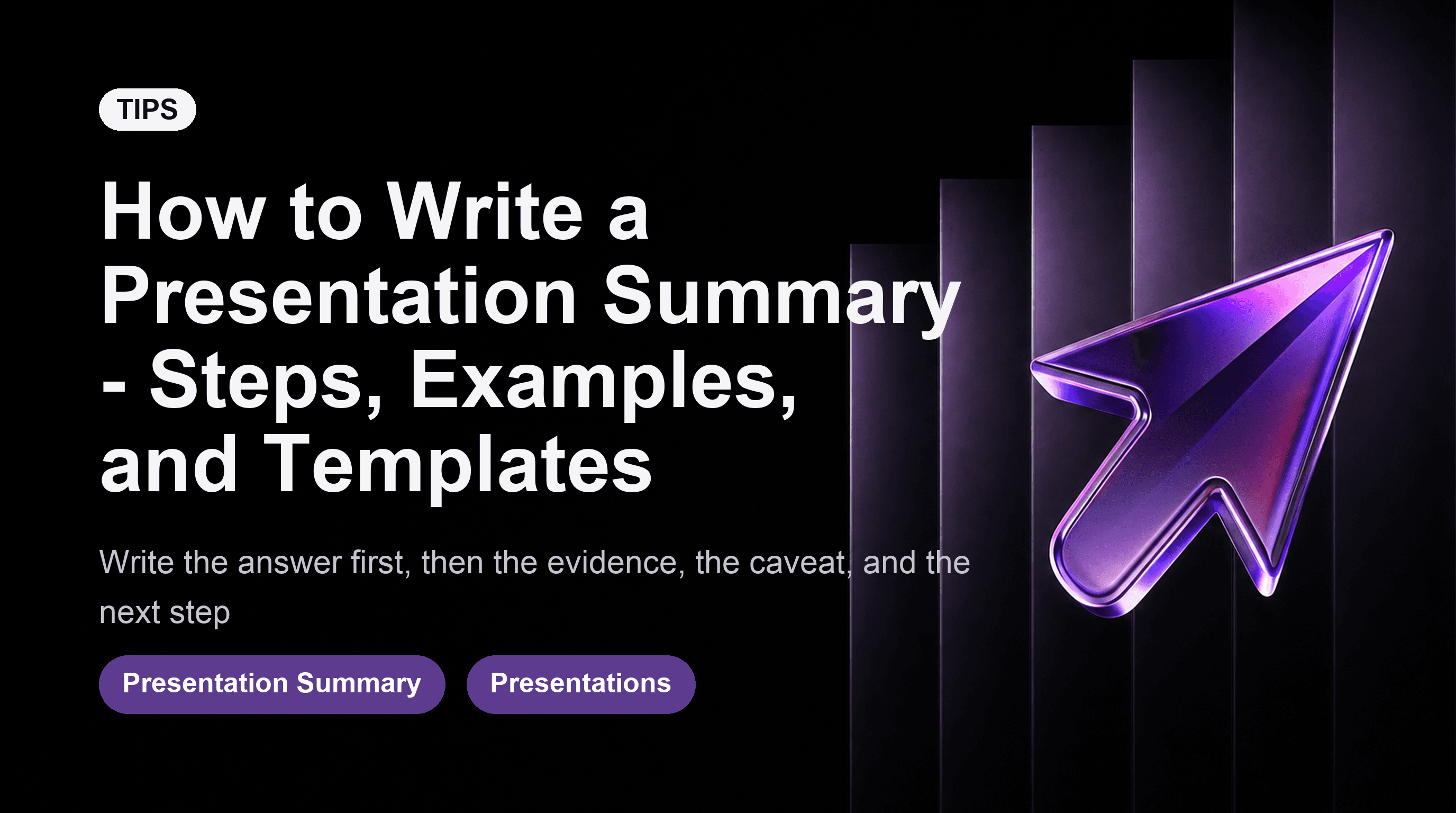 How to Write a Presentation Summary - Steps, Examples, and Templates