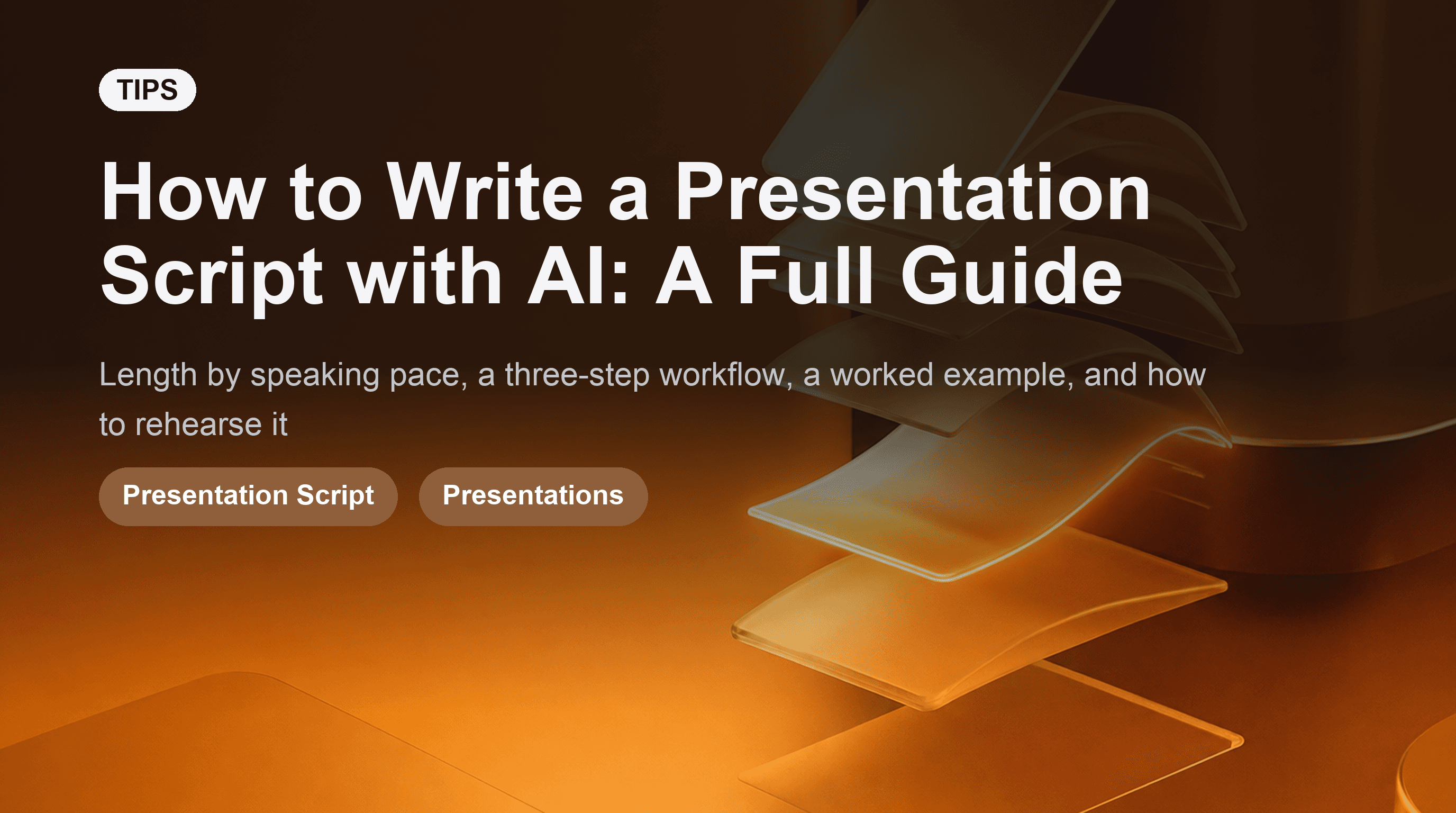 How to Write a Presentation Script with AI: A Full Guide