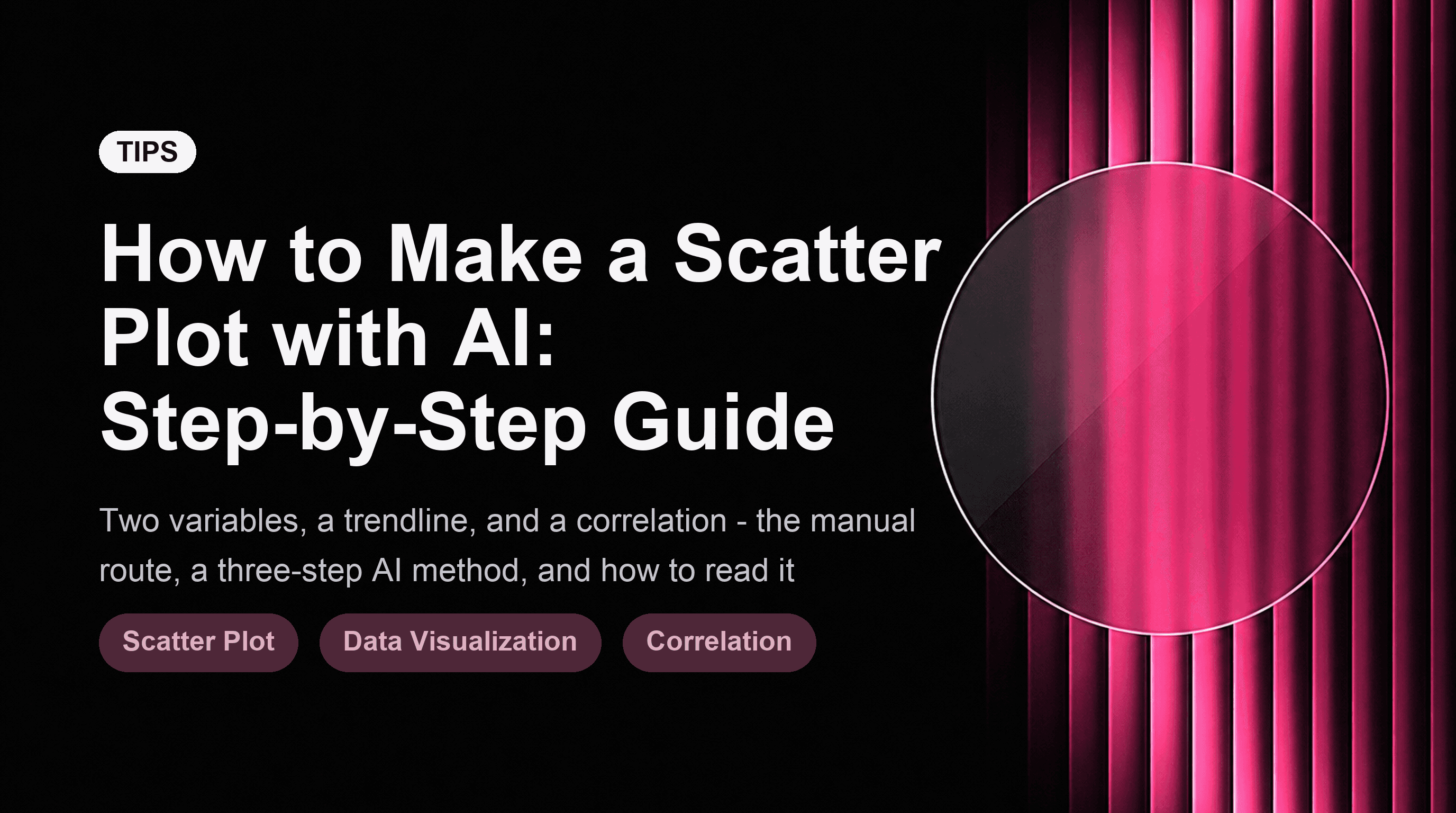 How to Make a Scatter Plot with AI: Step-by-Step Guide