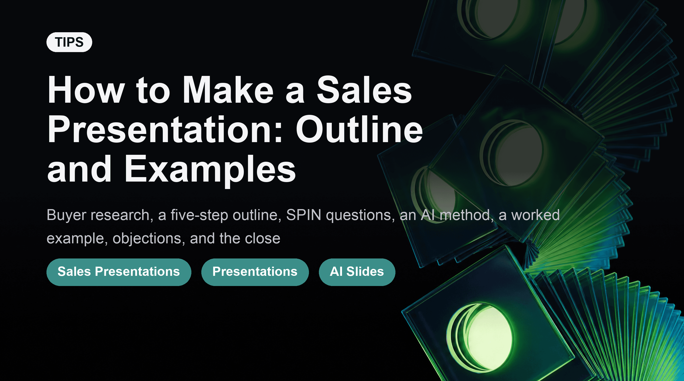 How to Make a Sales Presentation: Outline and Examples