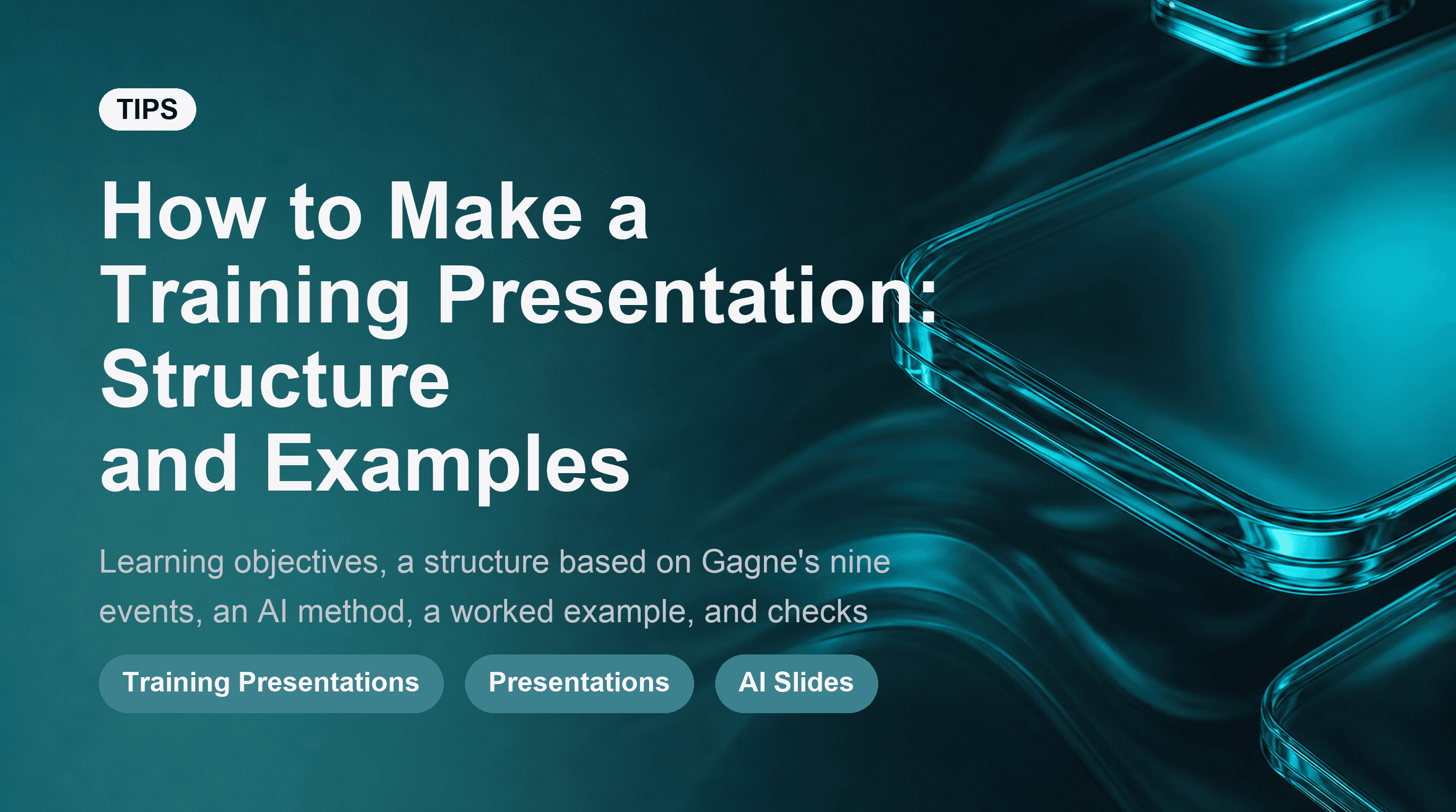 How to Make a Training Presentation: Structure and Examples