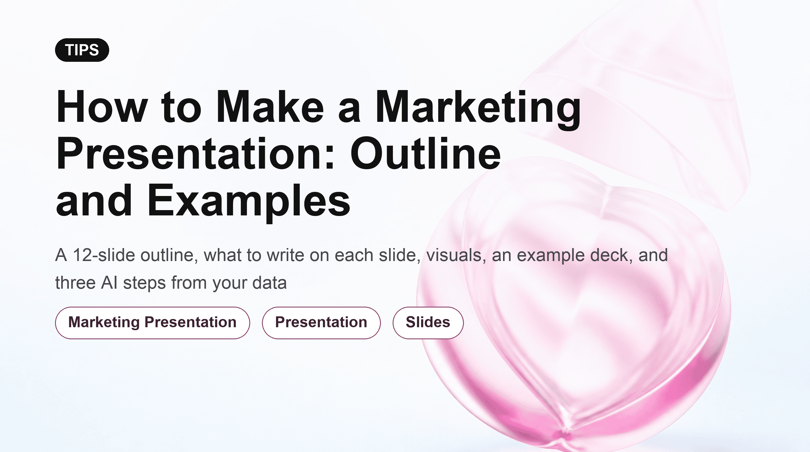 How to Make a Marketing Presentation: Outline and Examples