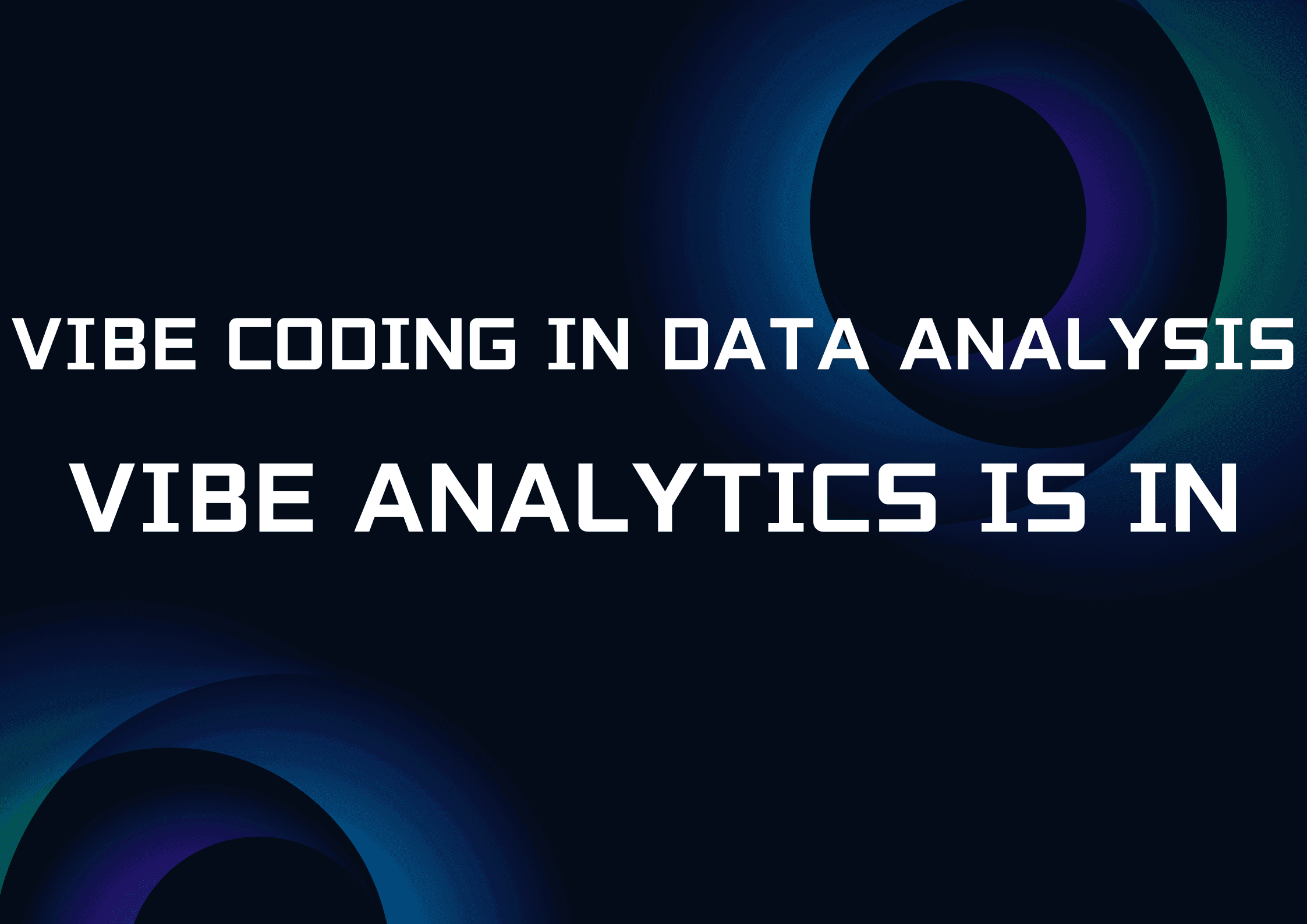 Vibe Coding in Data Analysis Function: Vibe Data Analysis Is In