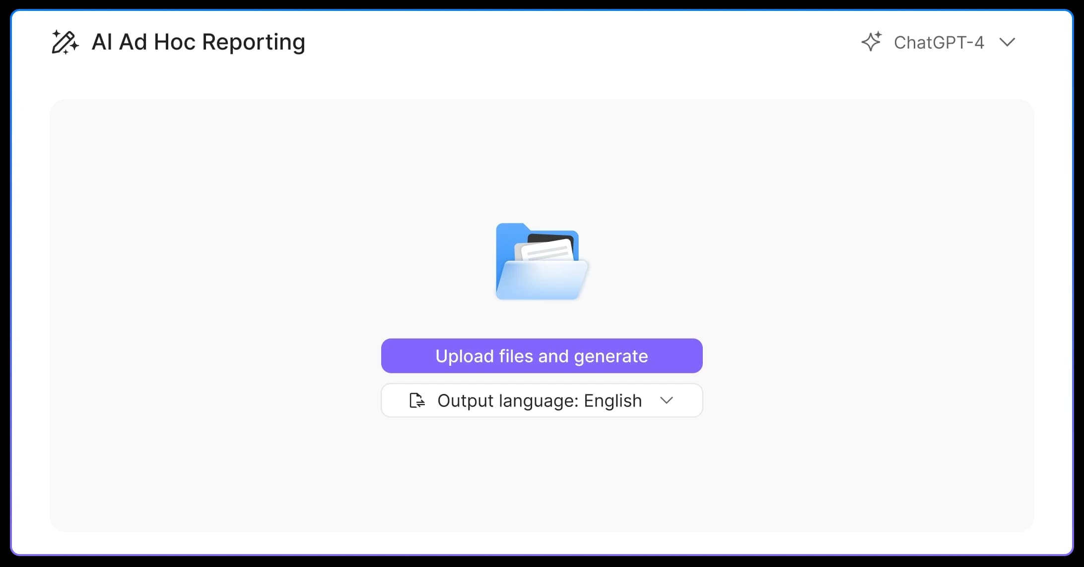 Instant Ad Hoc Reporting with AI